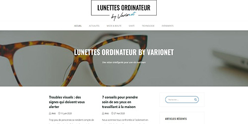 Blog Varionet lunettes-ordinateur.com